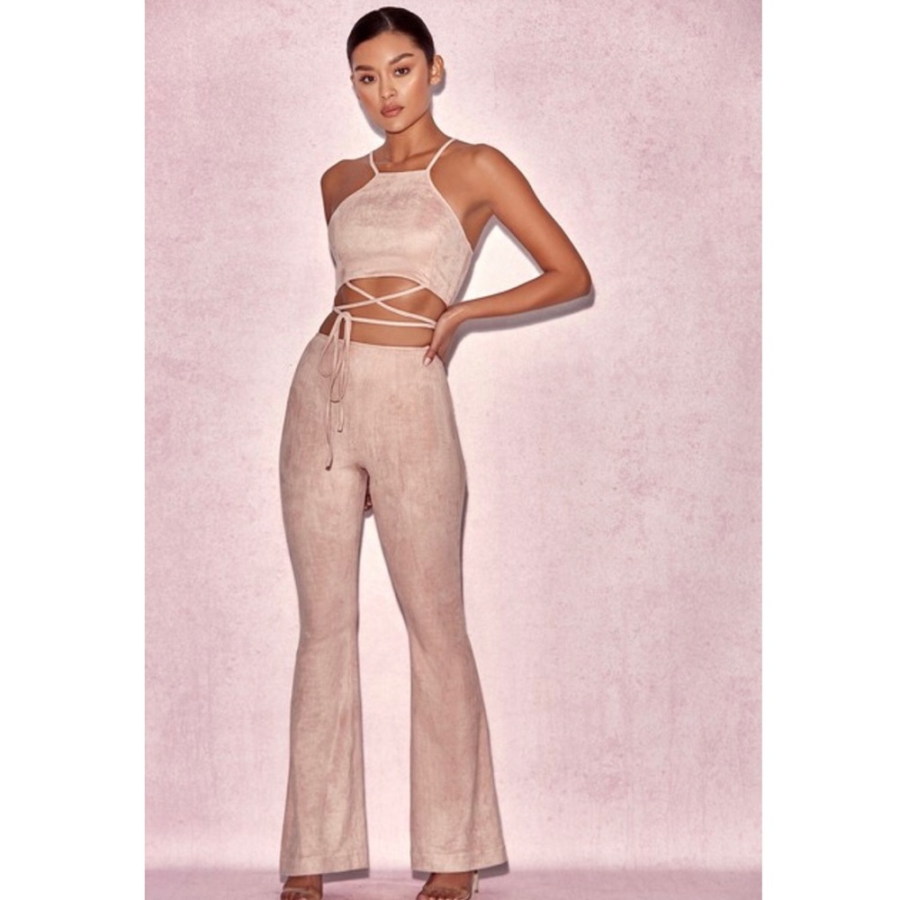 House of CB Blush Suedette Set